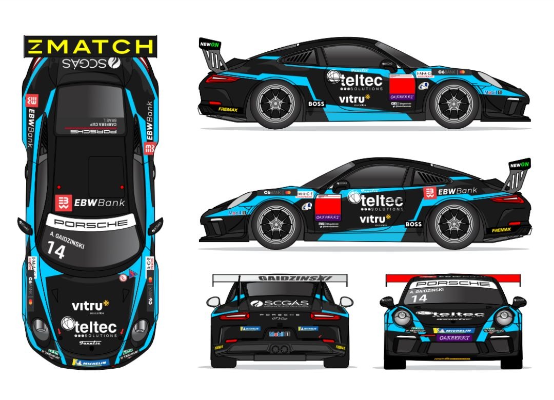 EBW Bank patrocina piloto catarinense na final da Porsche Cup Endurance